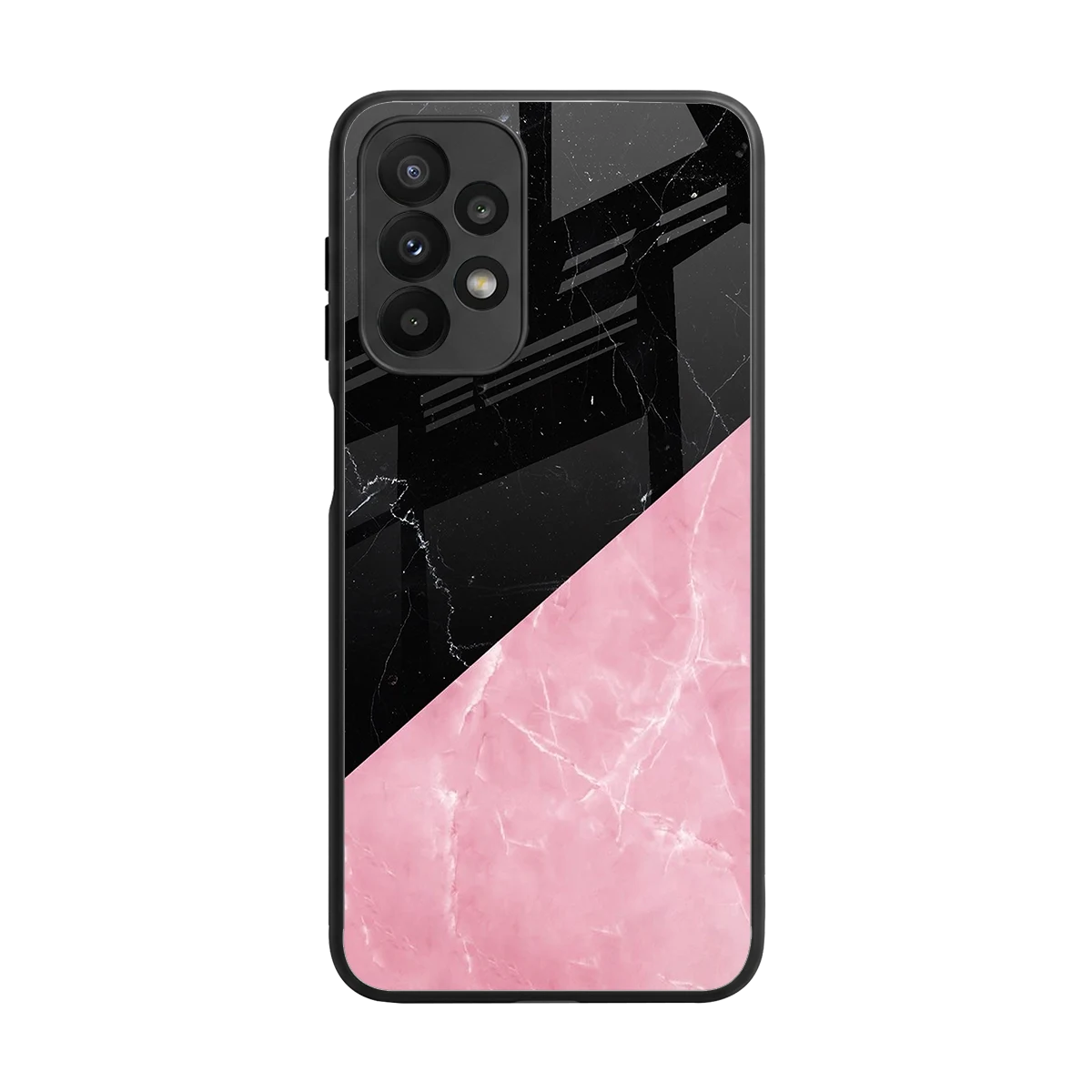 Obsidian Rose back phone cover | glass case for samsung galaxy a23