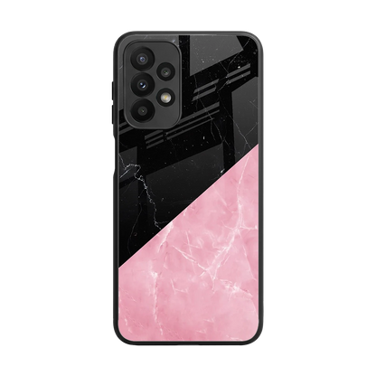 Obsidian Rose back phone cover | glass case for samsung galaxy a23