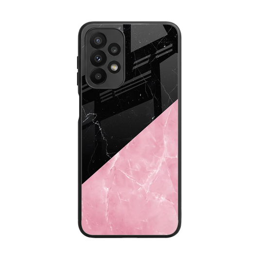 Obsidian Rose back phone cover | glass case for samsung galaxy a23
