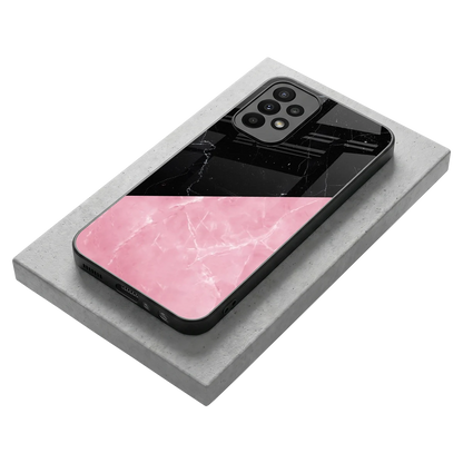 Obsidian Rose stylish phone case for samsung galaxy a23 | glossy glass and slim fit