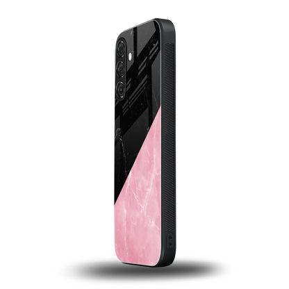 Obsidian Rose samsung galaxy a55 5g mobile cover | shockproof glass phone case