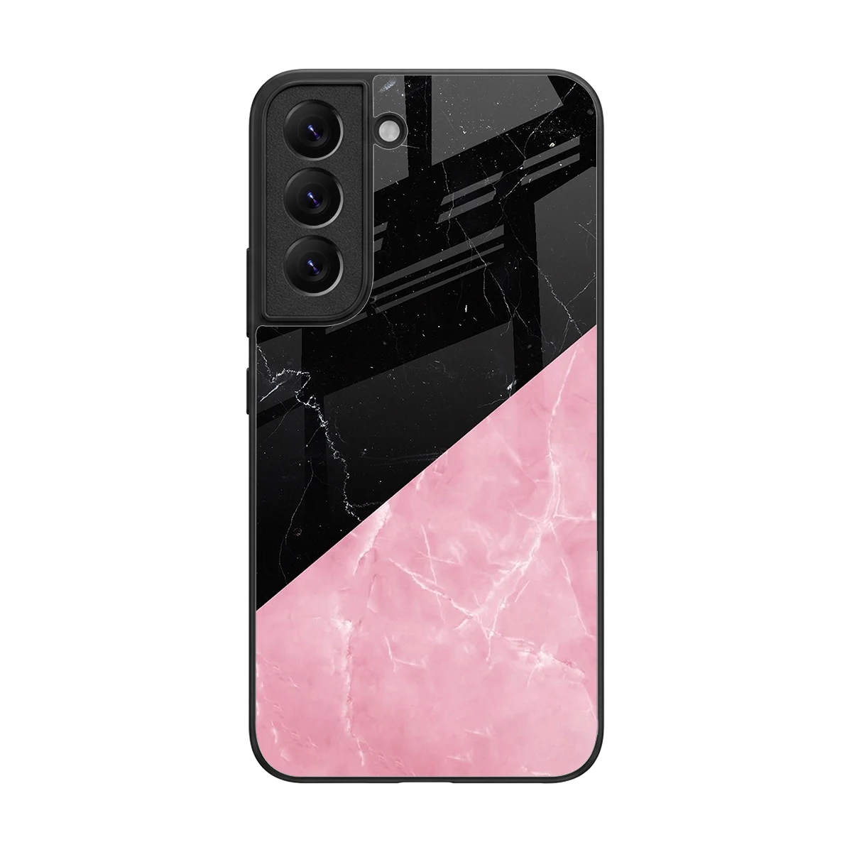 Obsidian Rose back phone cover | glass case for samsung galaxy s22