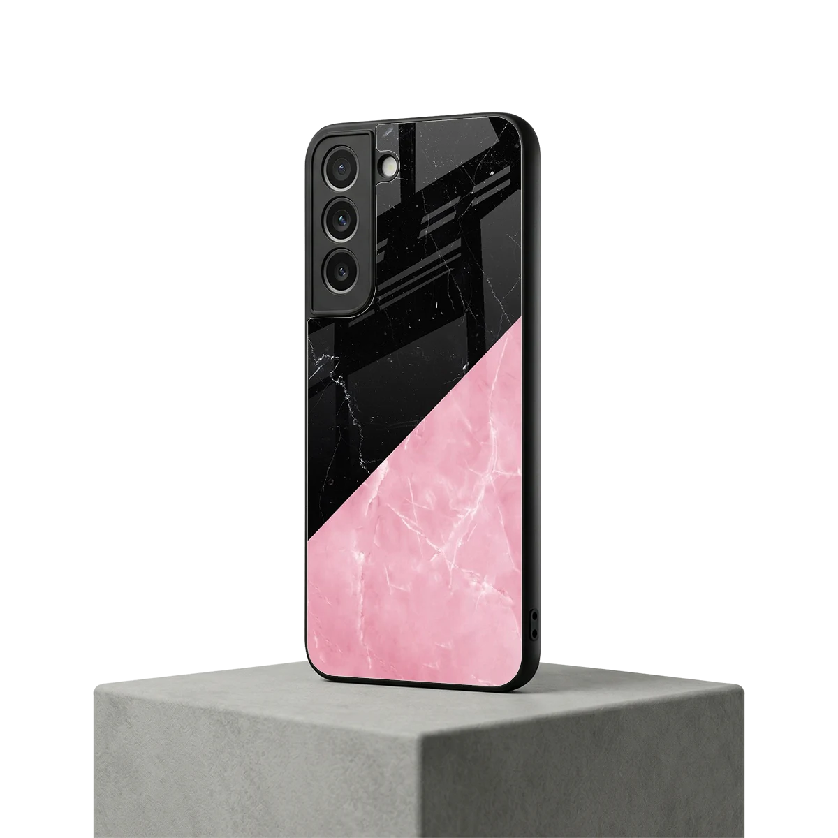 Obsidian Rose samsung galaxy s22 mobile cover | shockproof glass phone case
