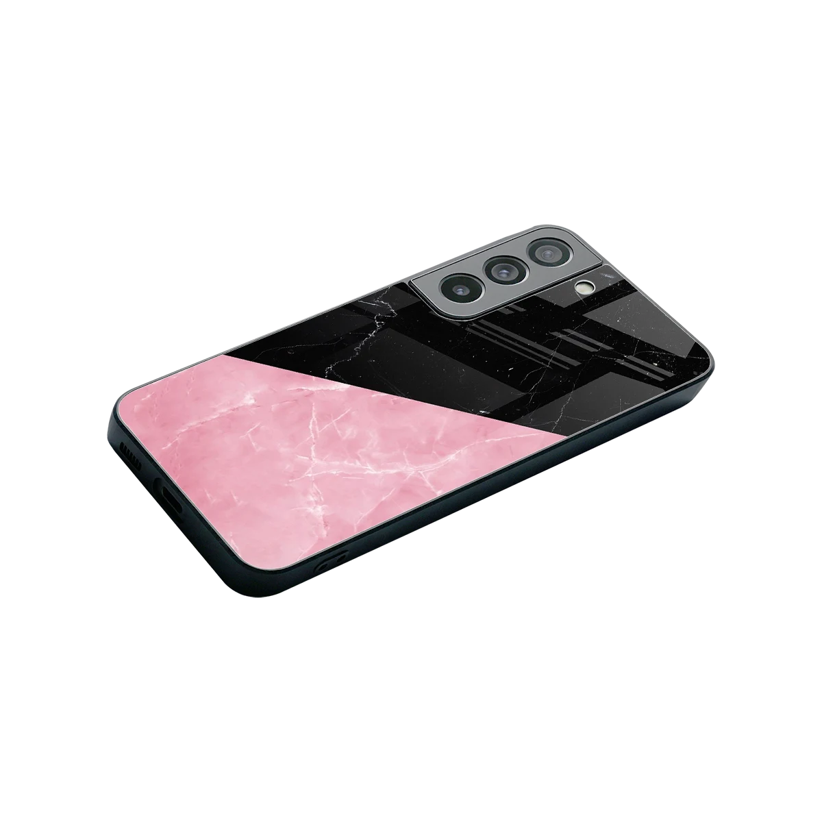 Obsidian Rose stylish phone case for samsung galaxy s22 | glossy glass and slim fit