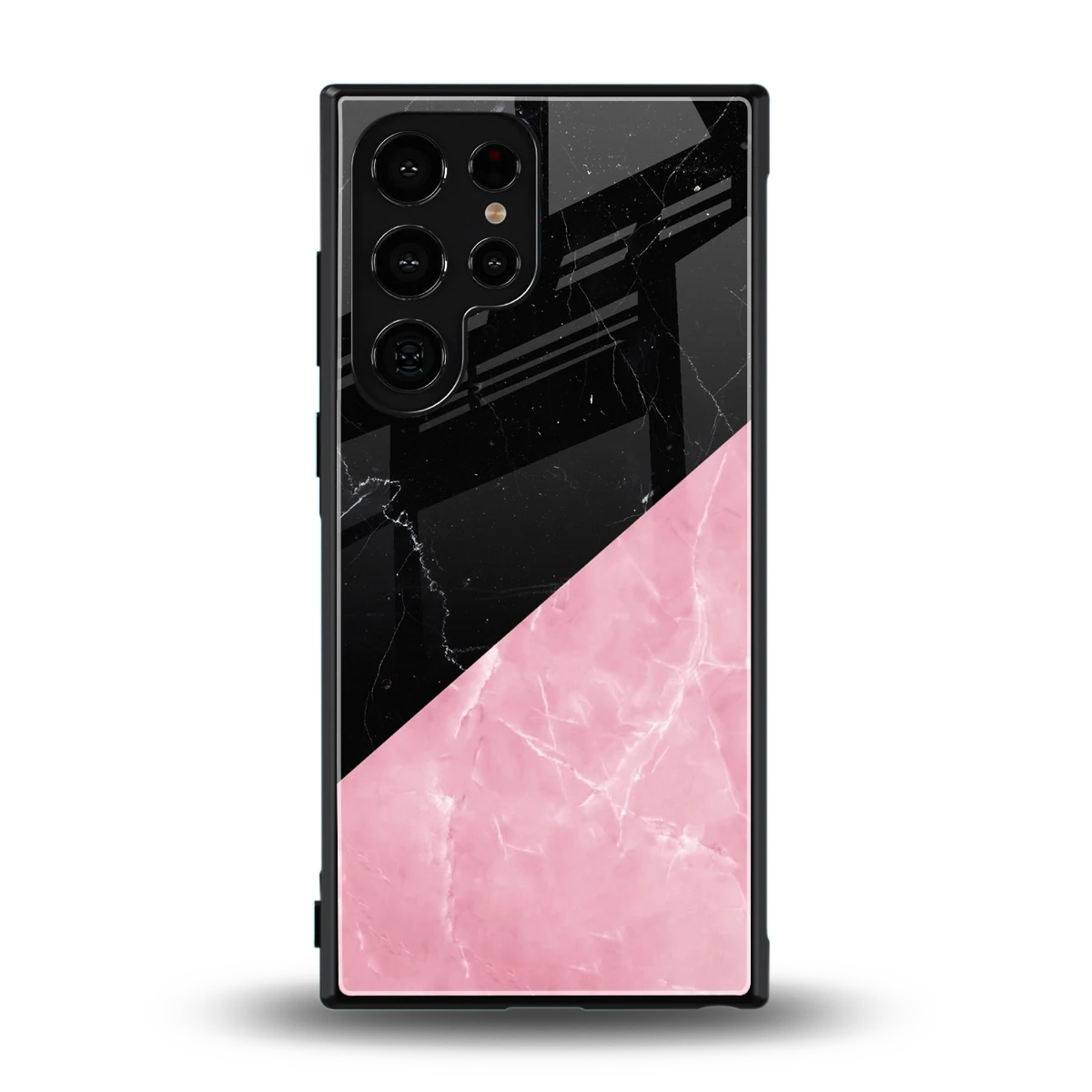 Obsidian Rose back phone cover | glass case for samsung galaxy s23 ultra