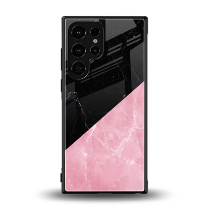 Obsidian Rose back phone cover | glass case for samsung galaxy s24 ultra