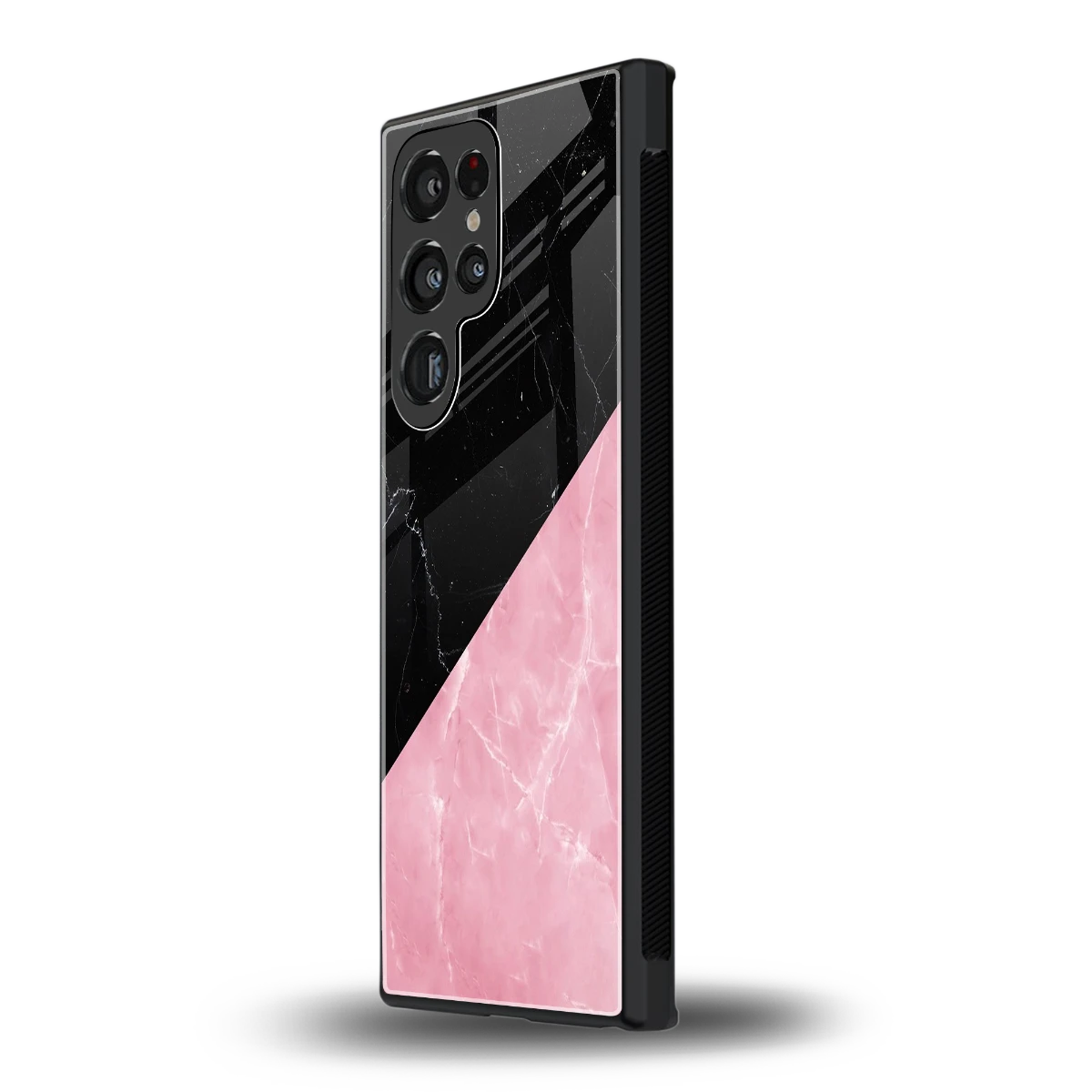 Obsidian Rose samsung galaxy s24 ultra mobile cover | shockproof glass phone case
