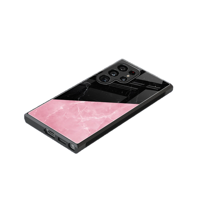 Obsidian Rose stylish phone case for samsung galaxy s24 ultra | glossy glass and slim fit