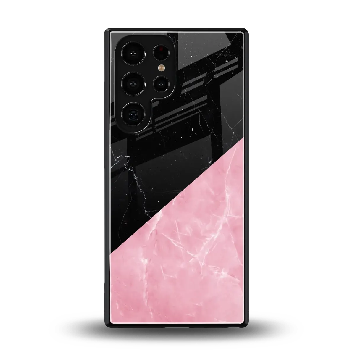 Obsidian Rose back phone cover | glass case for samsung galaxy s25 ultra