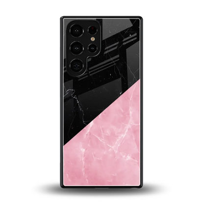 Obsidian Rose back phone cover | glass case for samsung galaxy s25 ultra