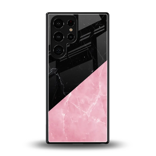 Obsidian Rose back phone cover | glass case for samsung galaxy s26 ultra
