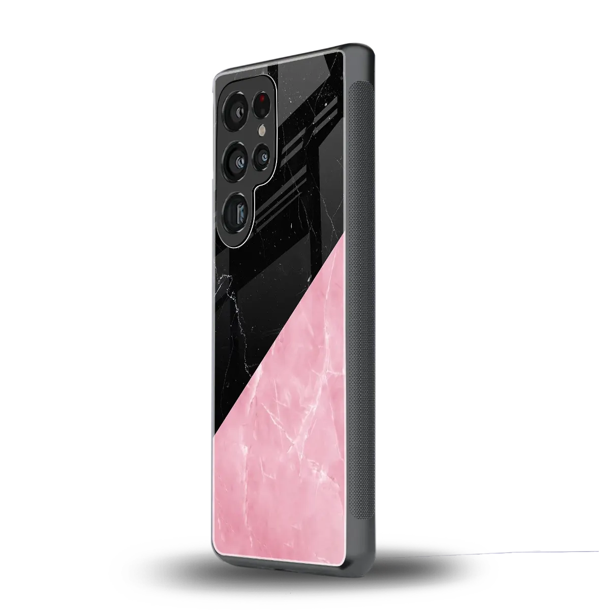 Obsidian Rose samsung galaxy s25 ultra mobile cover | shockproof glass phone case