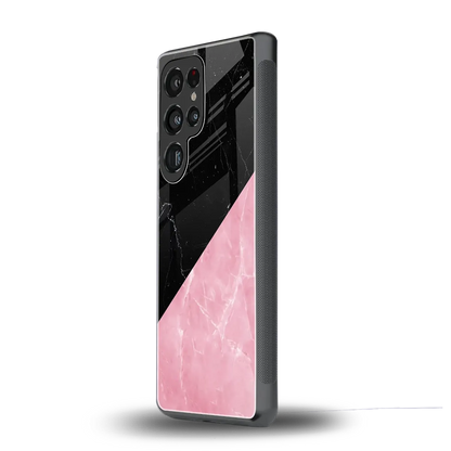 Obsidian Rose samsung galaxy s25 ultra mobile cover | shockproof glass phone case