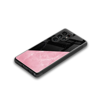 Obsidian Rose stylish phone case for samsung galaxy s25 ultra | glossy glass and slim fit