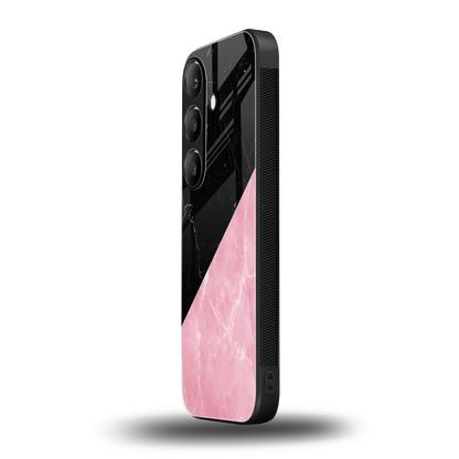 Obsidian Rose samsung galaxy s25 fe mobile cover | shockproof glass phone case