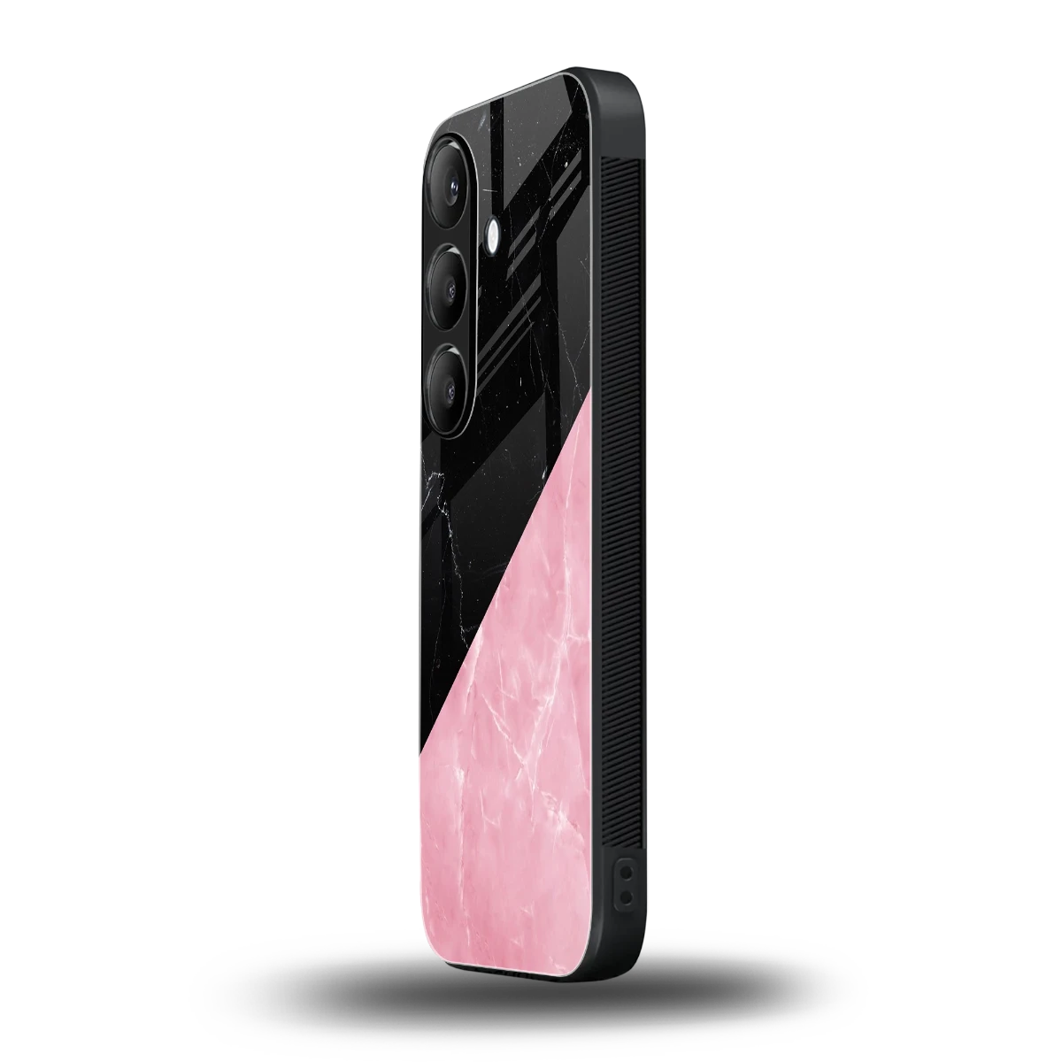Obsidian Rose samsung galaxy s25 plus mobile cover | shockproof glass phone case