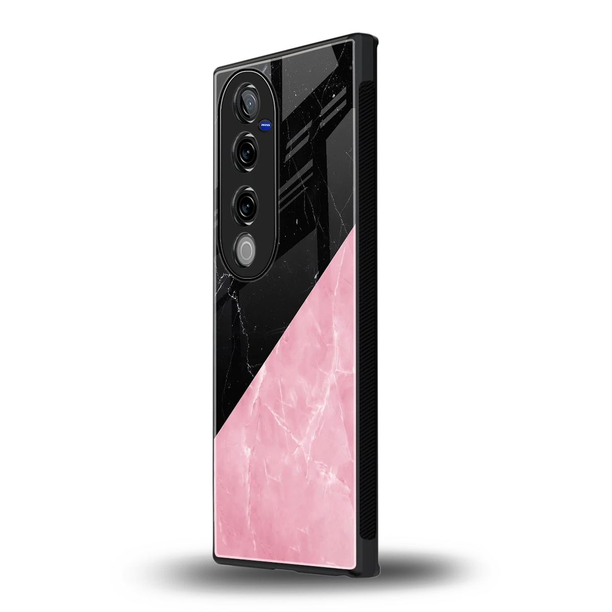 Obsidian Rose vivo v40 pro mobile cover | shockproof glass phone case