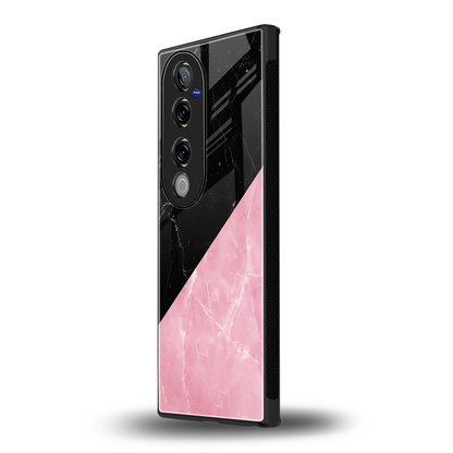 Obsidian Rose vivo v40 pro mobile cover | shockproof glass phone case