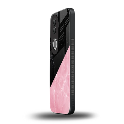 Obsidian Rose vivo v50 mobile cover | shockproof glass phone case
