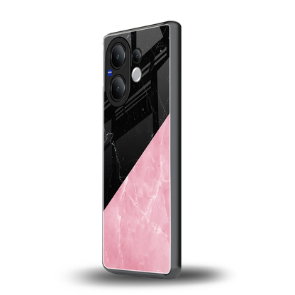 Obsidian Rose vivo v60 mobile cover | shockproof glass phone case