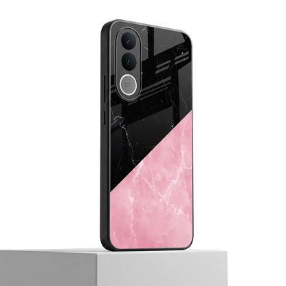 Obsidian Rose vivo v70 fe mobile cover | shockproof glass phone case