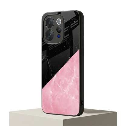 Obsidian Rose vivo v70 elite mobile cover | shockproof glass phone case