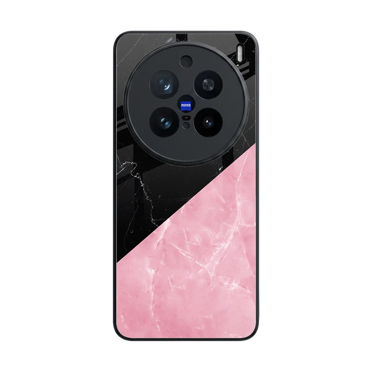 Obsidian Rose back phone cover | glass case for vivo x200 pro