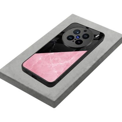 Obsidian Rose stylish phone case for vivo x200 pro | glossy glass and slim fit