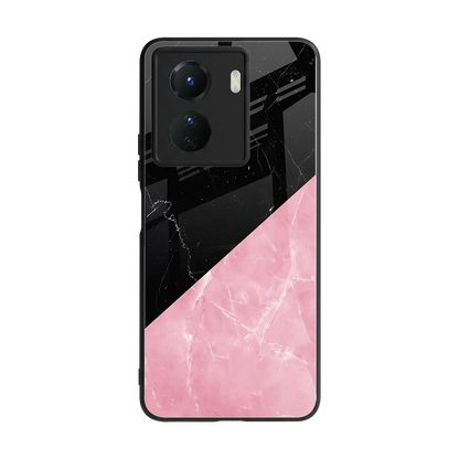 Obsidian Rose back phone cover | glass case for vivo y16