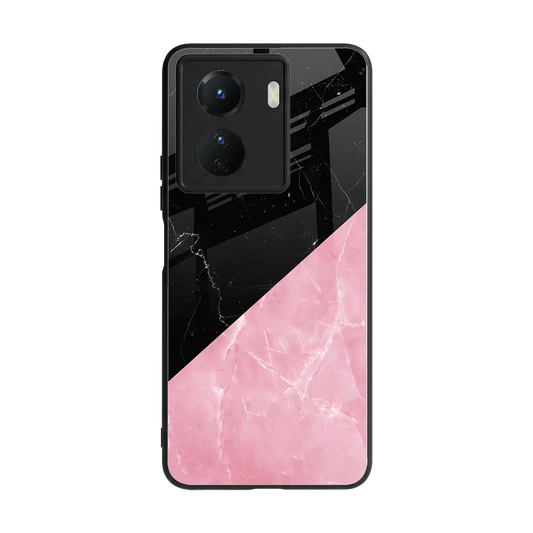 Obsidian Rose back phone cover | glass case for vivo y16
