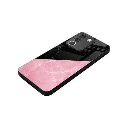 Obsidian Rose stylish phone case for vivo y200 5g | glossy glass and slim fit