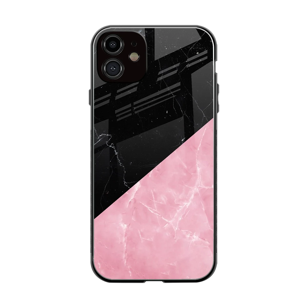 Obsidian Rose back phone cover | glass case for iphone 11
