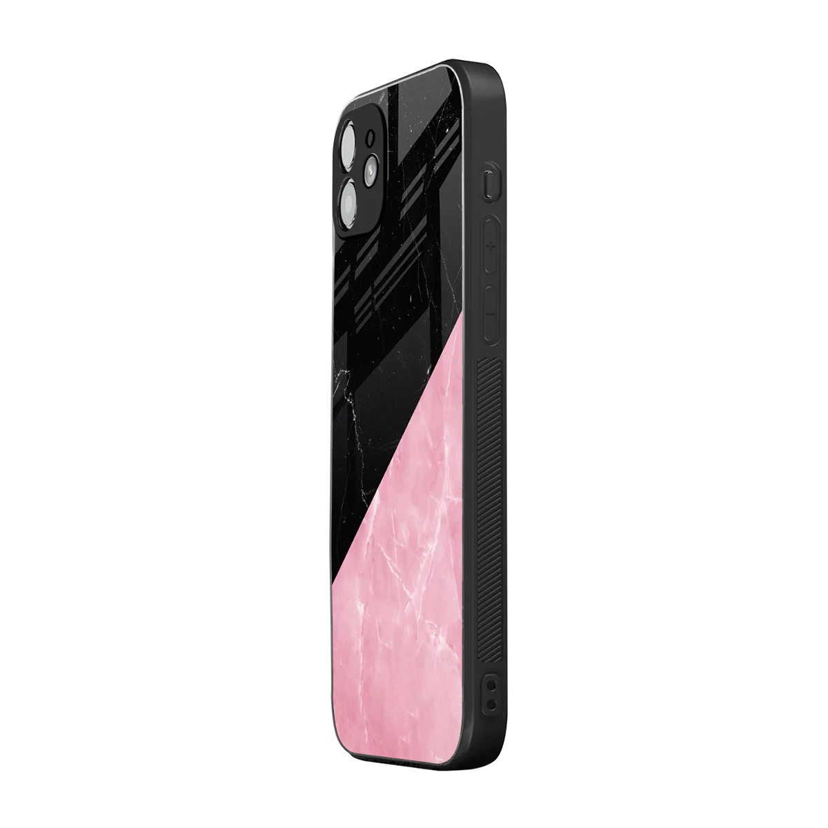 Obsidian Rose iphone 12 mobile cover | shockproof glass phone case