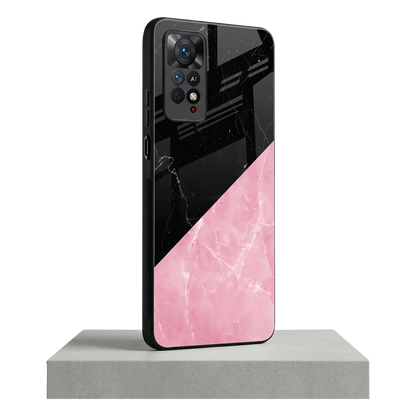 Obsidian Rose redmi note 11 pro mobile cover | shockproof glass phone case