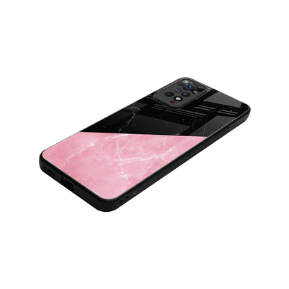 Obsidian Rose stylish phone case for redmi note 11 pro | glossy glass and slim fit