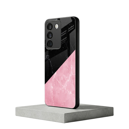 Obsidian Rose vivo y200 5g mobile cover | shockproof glass phone case
