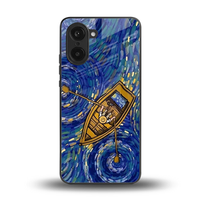 Ocean Voyage back phone cover | glass case for oneplus nord ce5 5g