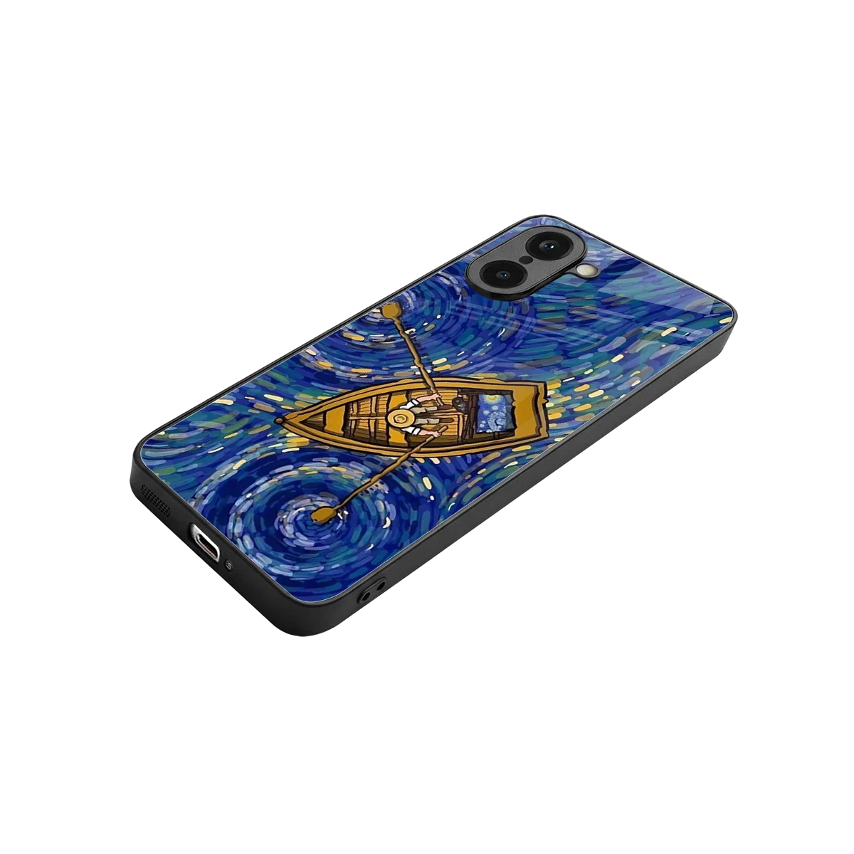 Ocean Voyage stylish phone case for oneplus nord ce5 5g | glossy glass and slim fit