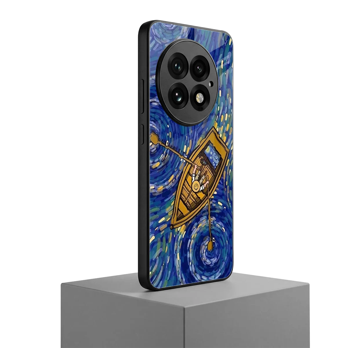 Ocean Voyage oneplus 13 mobile cover | shockproof glass phone case
