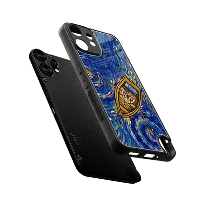 Ocean Voyage sleek cmf nothing phone 2 pro cover with tempered glass back and TPU edges