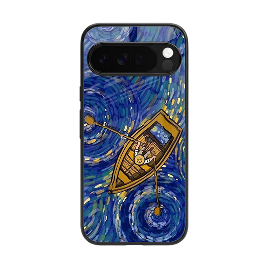 Ocean Voyage back phone cover | glass case for google pixel 10 pro xl