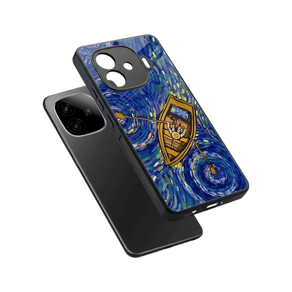 Ocean Voyage sleek iqoo neo 10r 5g cover with tempered glass back and TPU edges