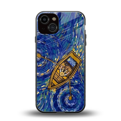 Ocean Voyage back phone cover | glass case for iphone 13