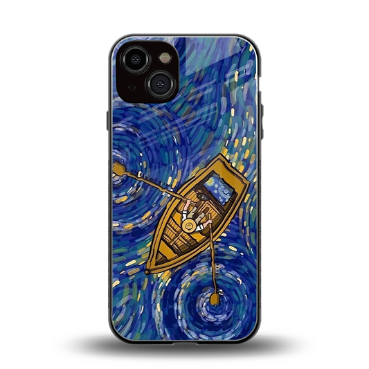 Ocean Voyage back phone cover | glass case for iphone 13