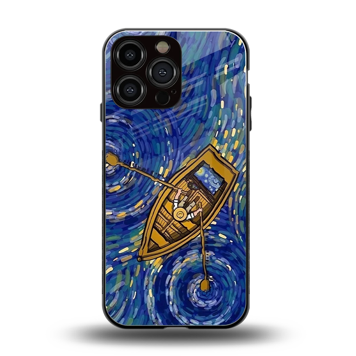 Ocean Voyage back phone cover | glass case for iphone 15 pro max