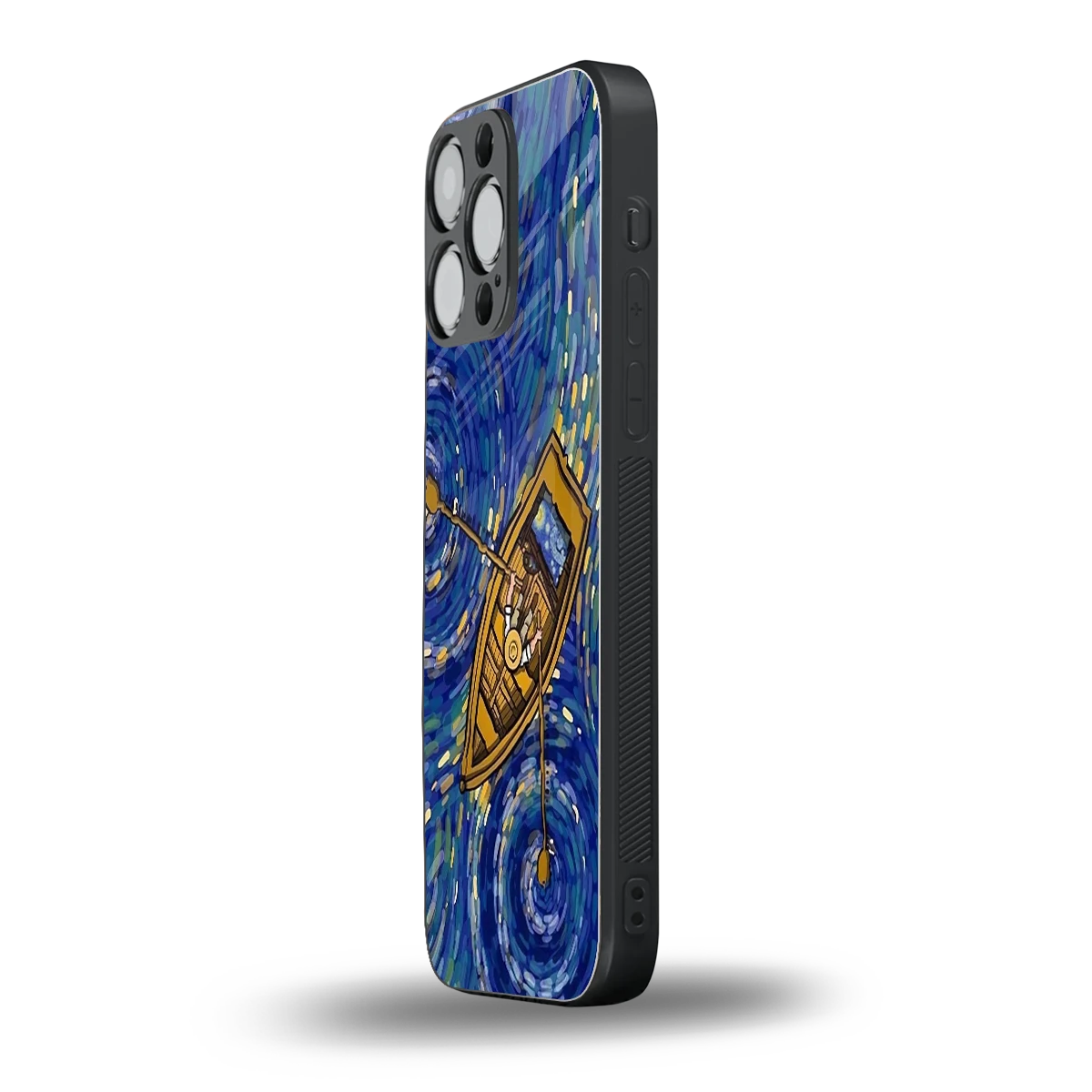 Ocean Voyage iphone 15 pro max mobile cover | shockproof glass phone case