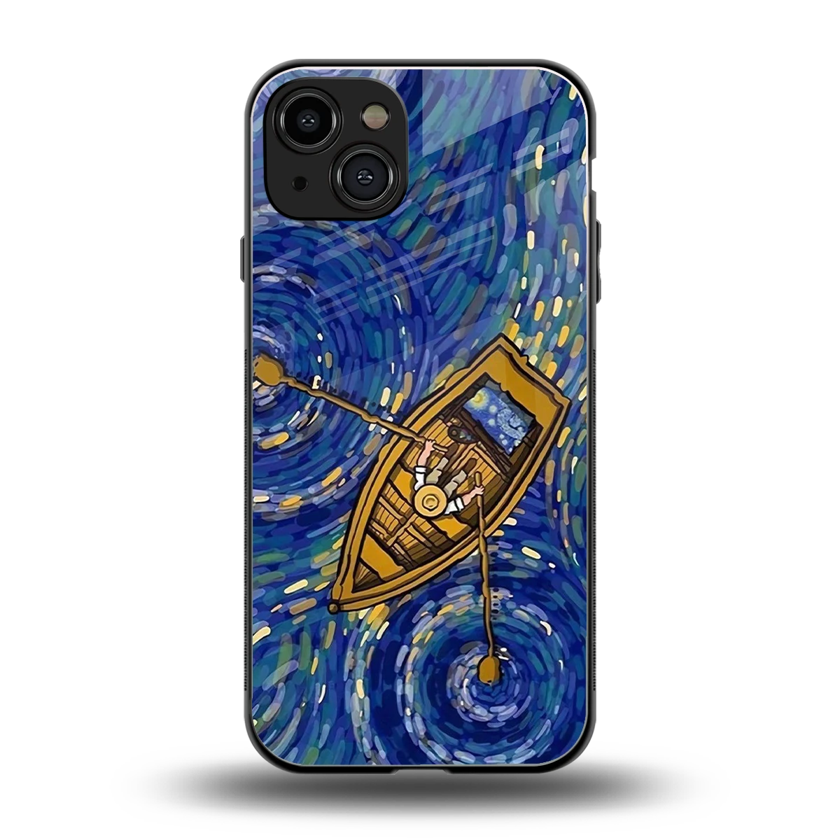 Ocean Voyage back phone cover | glass case for iphone 15