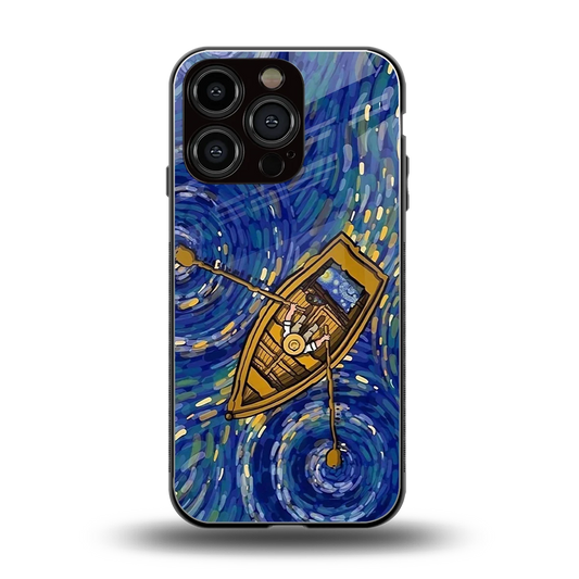 Ocean Voyage back phone cover | glass case for iphone 16 pro