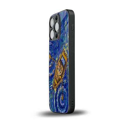 Ocean Voyage iphone 16 pro mobile cover | shockproof glass phone case