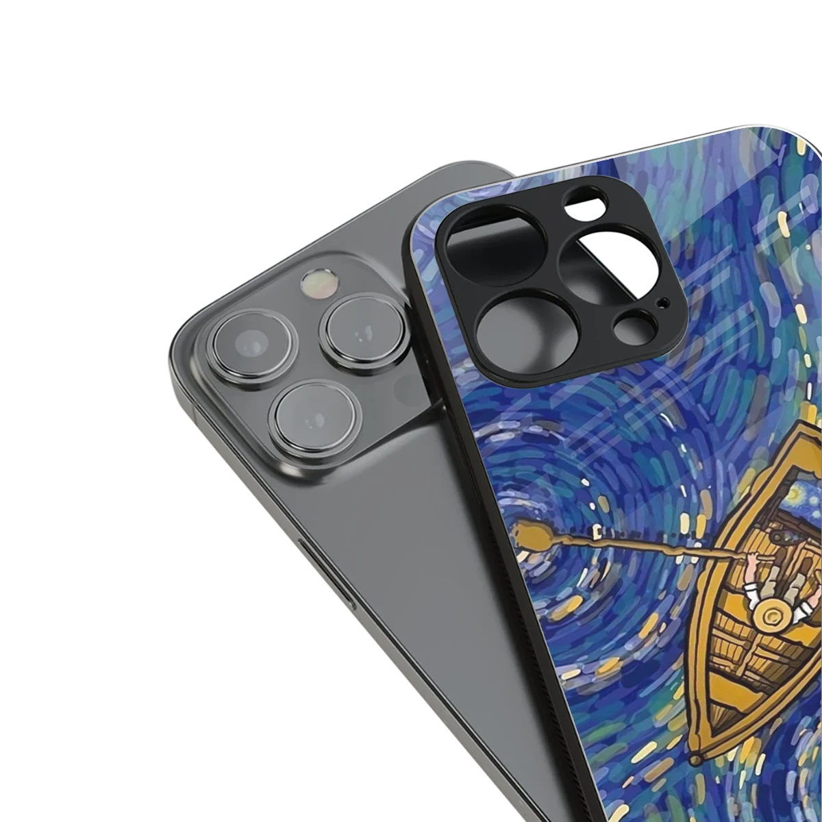 Ocean Voyage stylish phone case for iphone 13 pro | glossy glass and slim fit